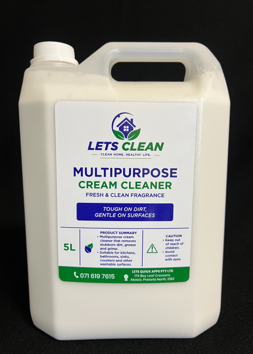 Lets Clean Multipurpose Cream Cleaner 5L